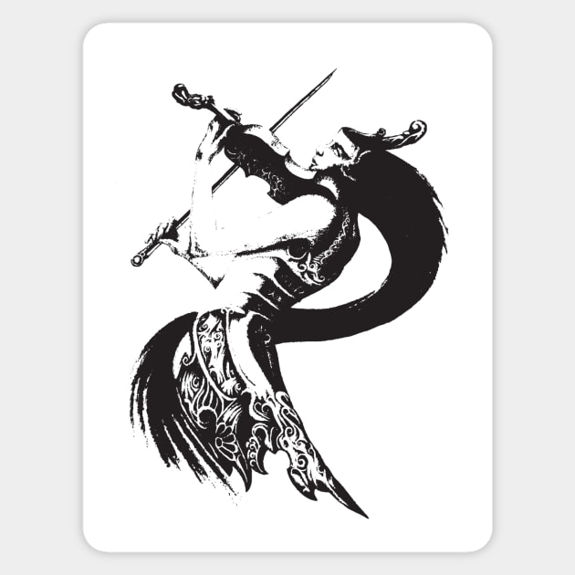 violinist Sticker by Hedgeh0g